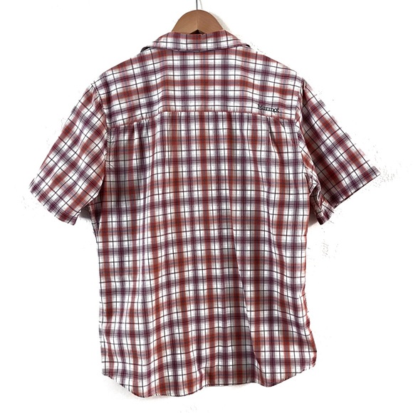 Men’s Marmot Short Sleeve Button Front Hiking & Casual Shirt | M - Picture 2 of 5